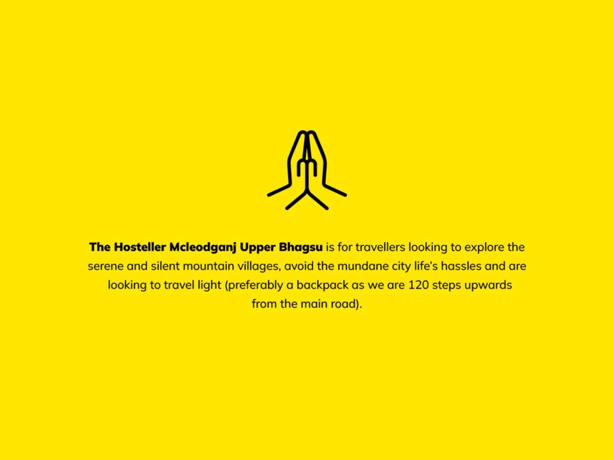 The Hosteller Mcleodganj, Upper Bhagsu 맥그로드 간즈 외부 사진